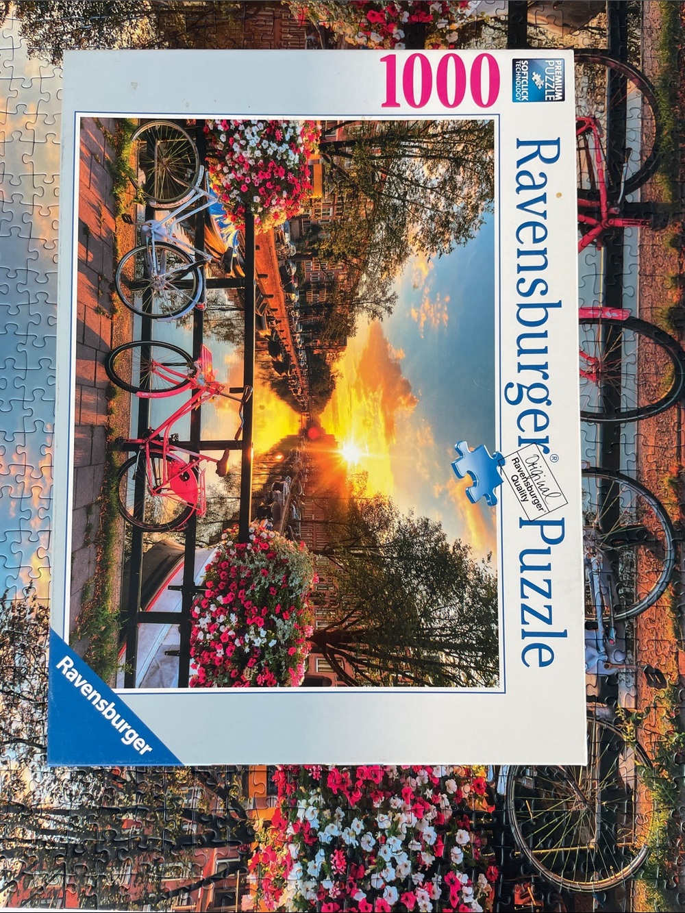 BOGO Ravensburger bicycles in Amsterdam 1000 pieces - Picture 6 of 6